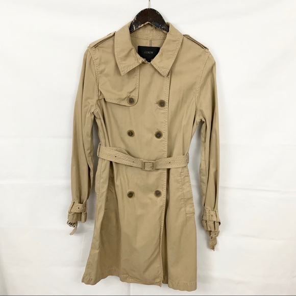 J. Crew Jackets & Blazers - J Crew Tan Classic “Icon” Button Trench Coat